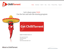 Tablet Screenshot of chillitorrent.com